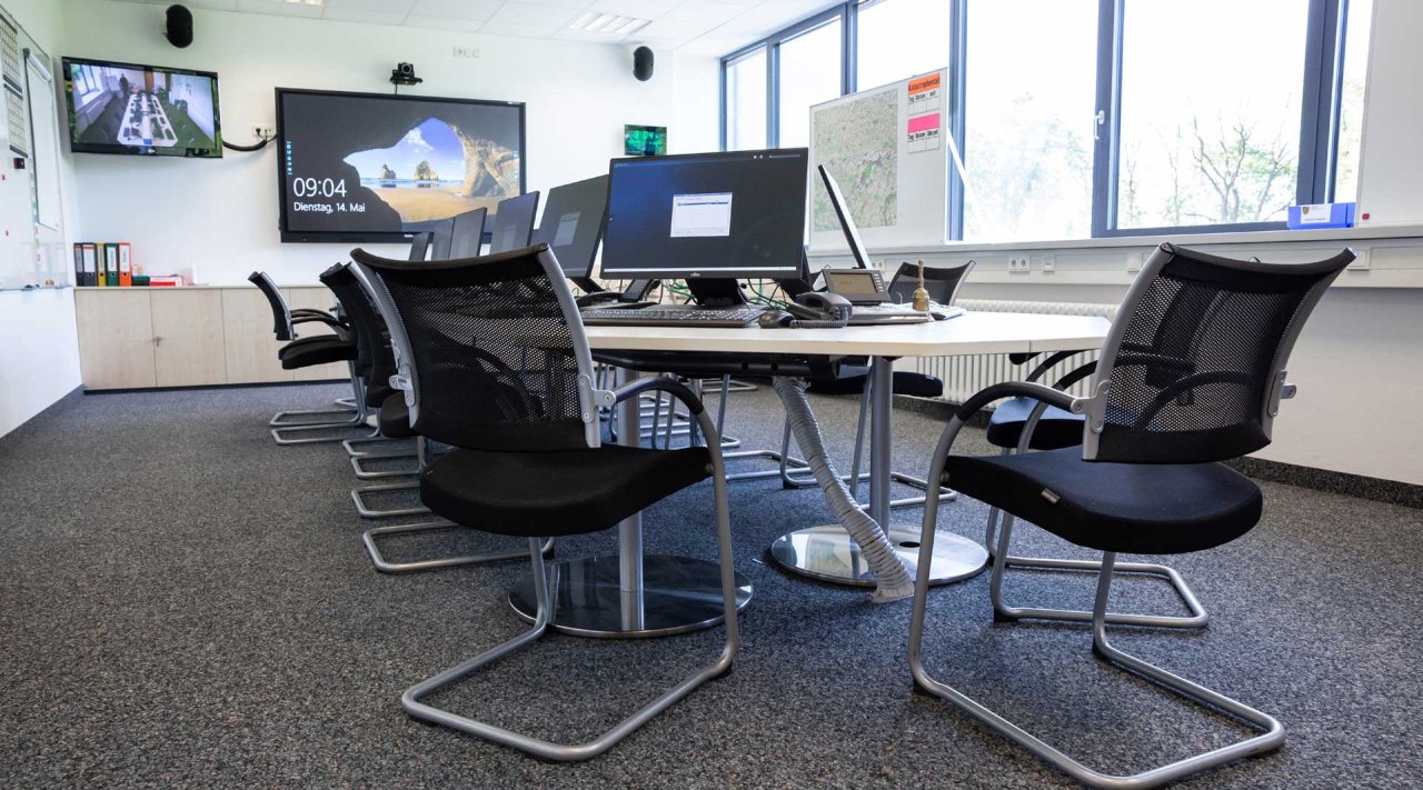 Einsatz-Büro – Katastrophenschutzraum Mühldorf – Referenz Nutz Elektrotechnik GmbH & Co. KG