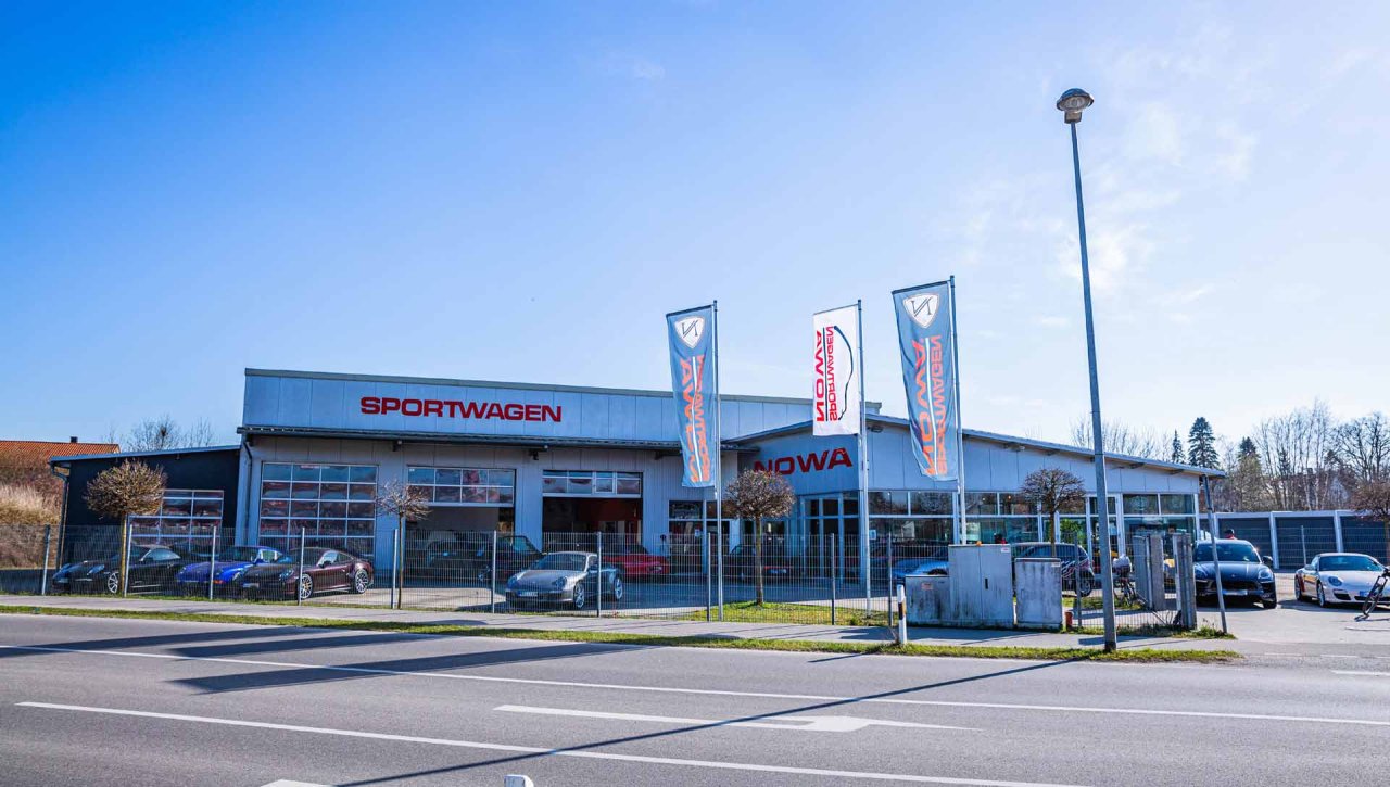 Außenansicht – Sportwagen Nowa – Referenz Nutz Elektrotechnik GmbH & Co. KG